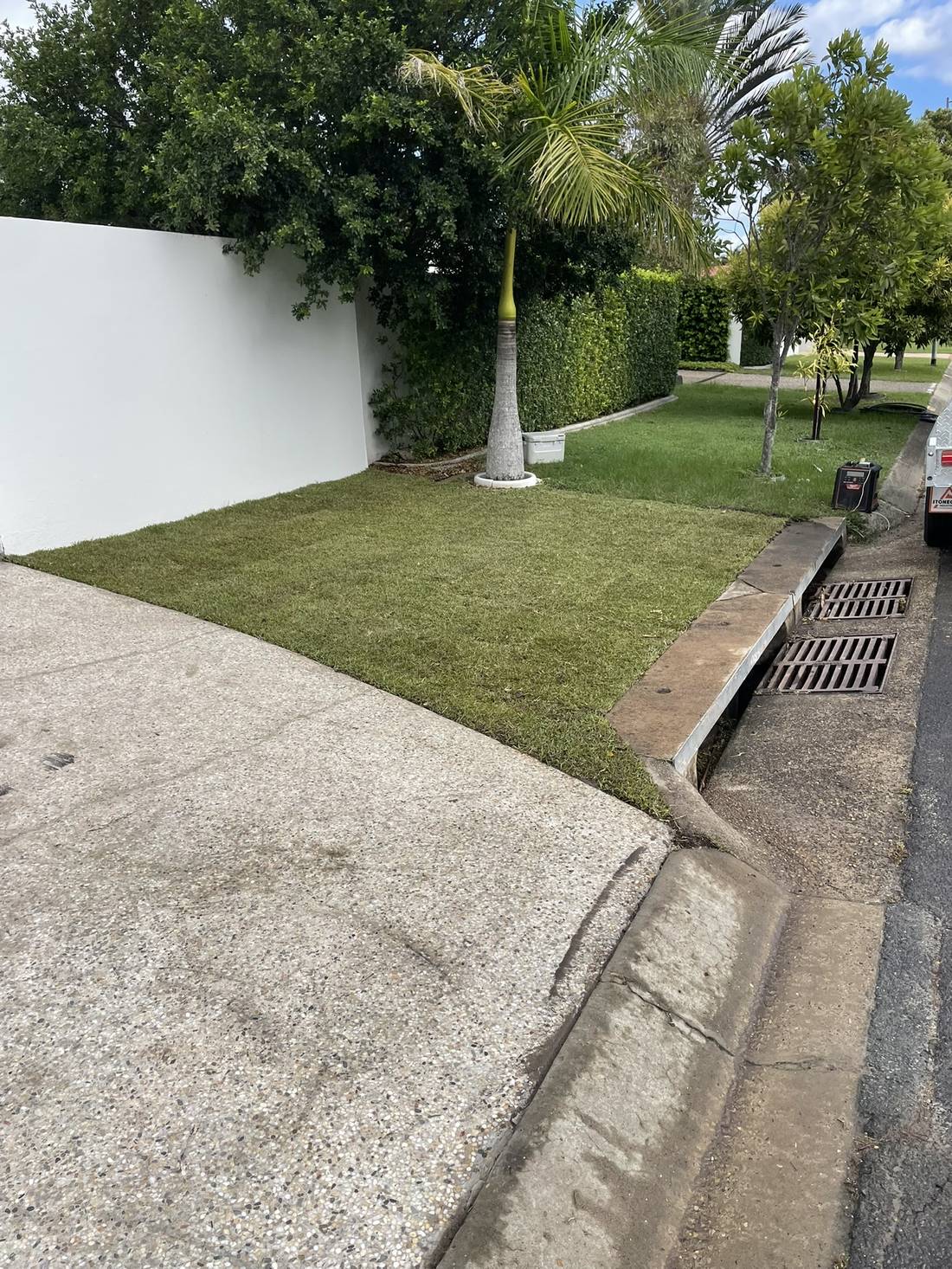 Front-yard turf