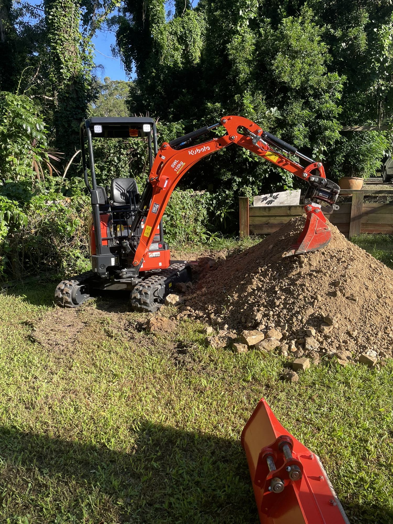 JBC excavator on a job